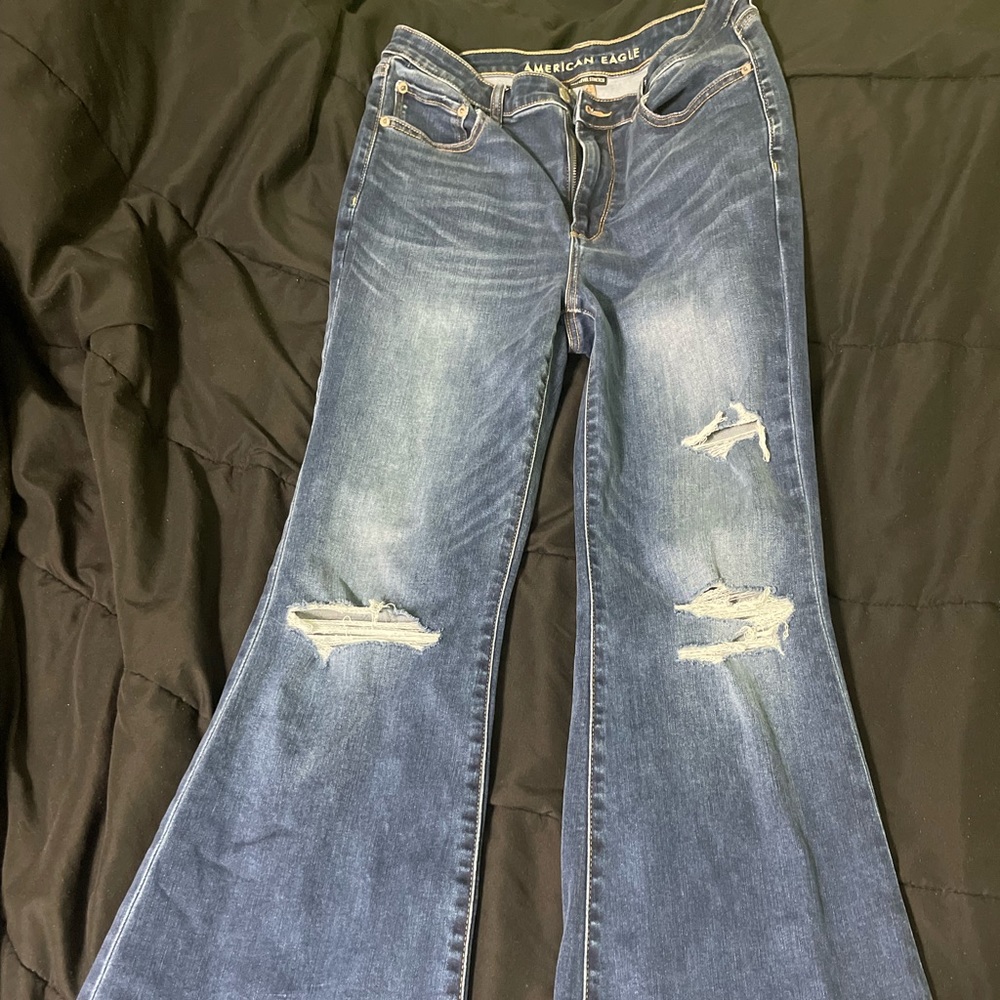 American eagle flare jeans